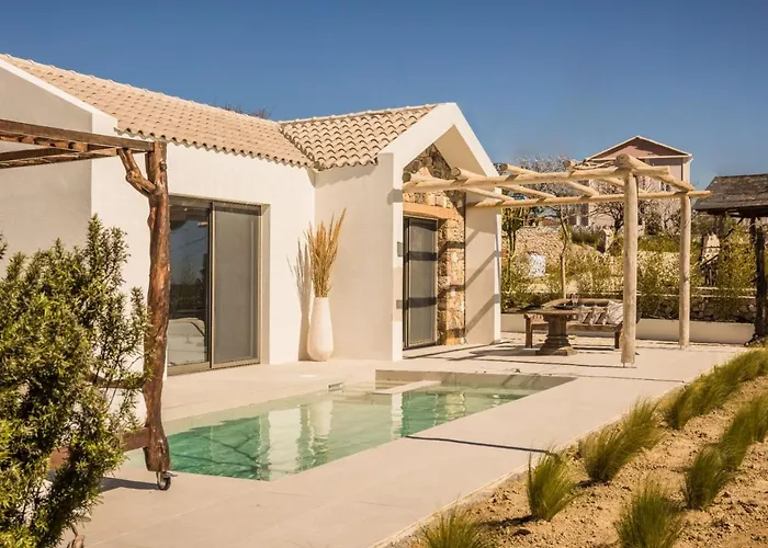 Spathes Luxury Private Pool With Sea View In Kefalonia