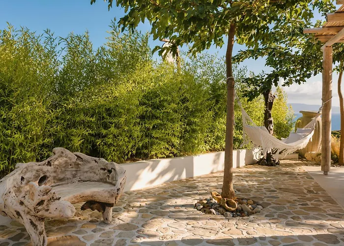 Villa Spathes Luxury Private Pool With Sea View In Kefalonia