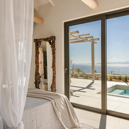Spathes Kefalonia, Romantic Private Escape With Infinity Pool & Sea Views Vila