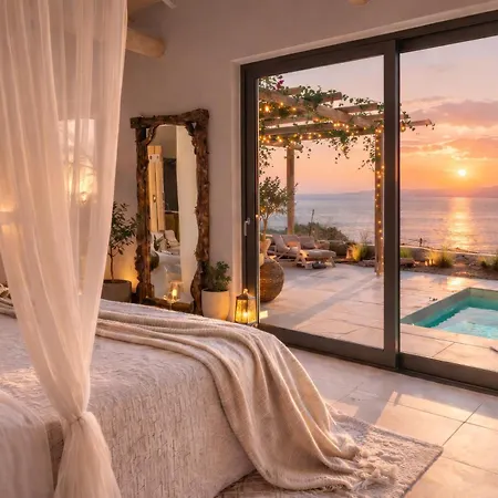 빌라 Spathes Luxury Private Pool With Sea View In Kefalonia *