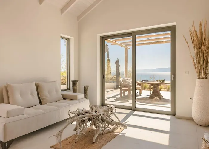 Spathes Luxury Private Pool With Sea View In Kefalonia Ratzaklíon