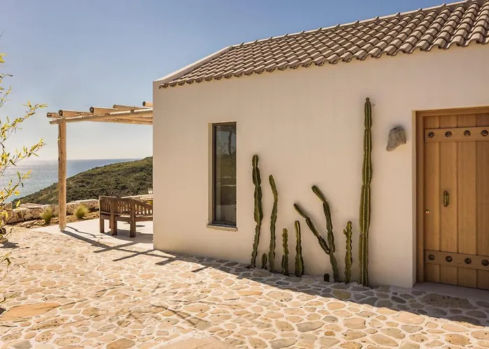 Spathes Luxury Private Pool With Sea View In Kefalonia Ratzaklíon