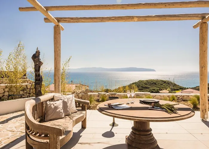 Spathes Luxury Private Pool With Sea View In Kefalonia *