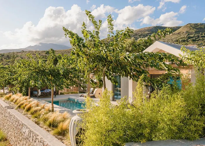 Spathes Luxury Private Pool With Sea View In Kefalonia 빌라